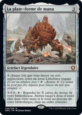 La plate-forme de mana - Dominaria Uni Commander