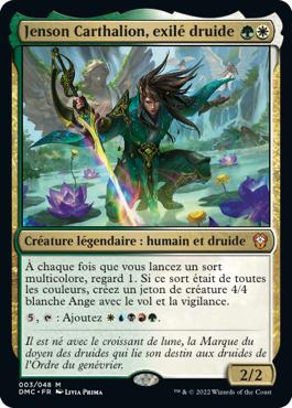 Jenson Carthalion, exilé druide - Dominaria Uni Commander