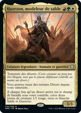 Hazezon, modeleur de sable - Dominaria Uni Commander