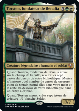 Torsten, fondateur de Bénalia - Dominaria Uni Commander