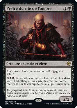 Prêtre du rite de l'ombre - Dominaria Uni