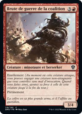 Brute de guerre de la coalition - Dominaria Uni