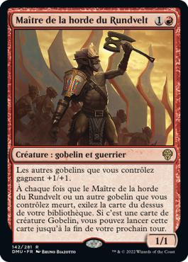 Maître de la horde du Rundvelt - Dominaria Uni