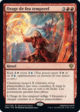 Orage de feu temporel - Dominaria Uni