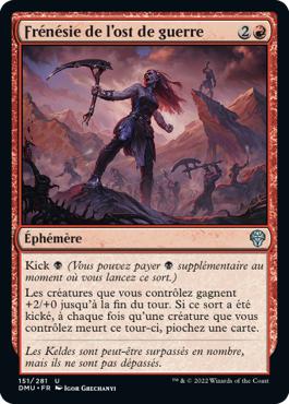 Frénésie de l'ost de guerre - Dominaria Uni