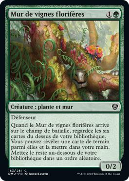 Mur de vignes florifères - Dominaria Uni