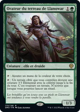 Orateur du terreau de Llanowar - Dominaria Uni