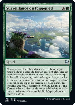 Surveillance du fongepied - Dominaria Uni