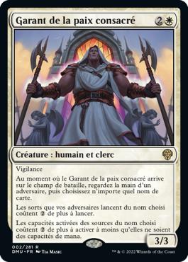 Garant de la paix consacré - Dominaria Uni