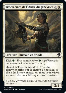 Tisseracines de l'Ordre du genévrier - Dominaria Uni