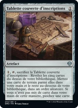 Tablette couverte d'inscriptions - Dominaria Uni