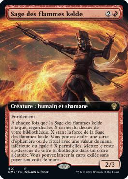 Sage des flammes kelde - Dominaria Uni