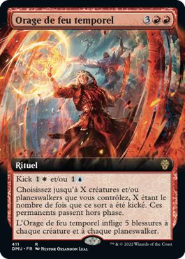 Orage de feu temporel - Dominaria Uni