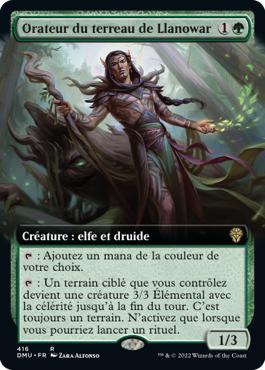 Orateur du terreau de Llanowar - Dominaria Uni