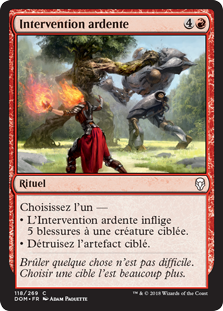 Intervention ardente - Dominaria