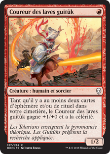 Coureur des laves guitûk - Dominaria