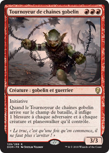 Tournoyeur de chaînes gobelin - Dominaria