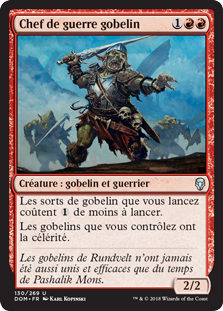 Chef de guerre gobelin - Dominaria