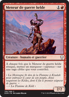 Meneur de guerre kelde - Dominaria