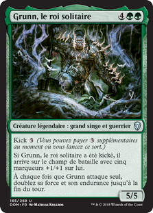 Grunn, le roi solitaire - Dominaria