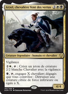 Aryel, chevalière Vent des vertus - Dominaria