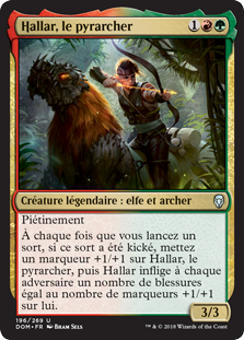 Hallar, le pyrarcher - Dominaria