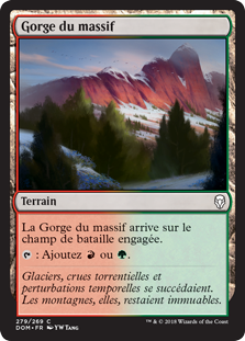 Gorge du massif - Dominaria