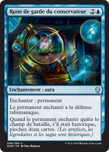 Rune de garde du conservateur - Dominaria