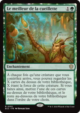 Le meilleur de la cueillette - Lorwyn Eclipsé Commander