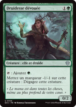 Druidesse dévouée - Lorwyn Eclipsé Commander