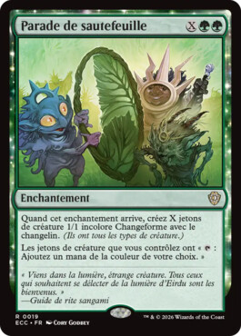 Parade de sautefeuille - Lorwyn Eclipsé Commander