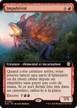 Impulsivité - Lorwyn Eclipsé Commander