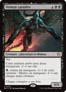 Démon carnifex - Lorwyn Eclipsé Commander