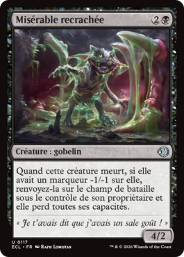 Misérable recrachée - Lorwyn Eclipsé