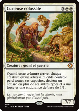 Curieuse colossale - Lorwyn Eclipsé