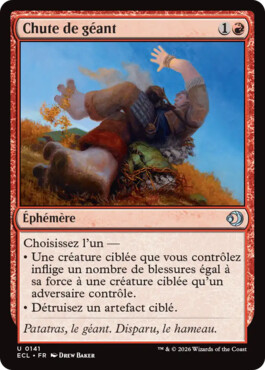 Chute de géant - Lorwyn Eclipsé