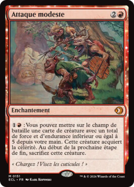 Attaque modeste - Lorwyn Eclipsé