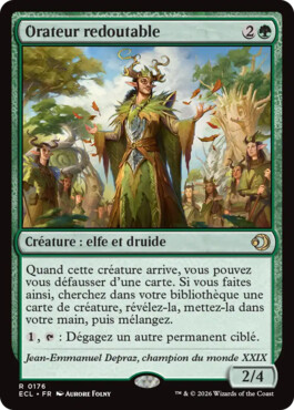Orateur redoutable - Lorwyn Eclipsé