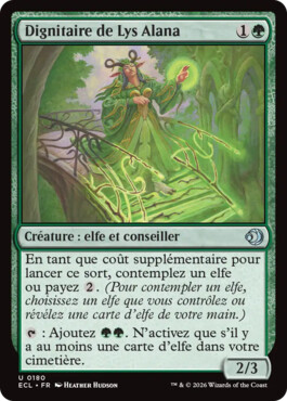 Dignitaire de Lys Alana - Lorwyn Eclipsé