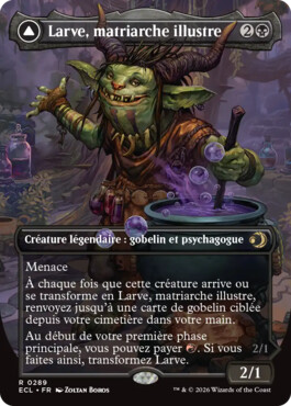 Larve, matriarche illustre -> Larve, tantine notoire - Lorwyn Eclipsé