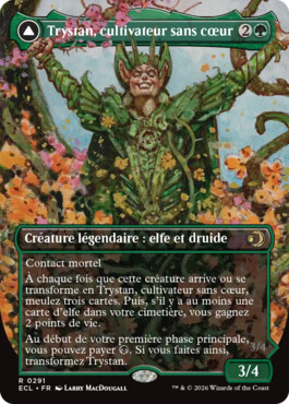 Trystan, cultivateur sans cœur -> Trystan, abatteur pénitent - Lorwyn Eclipsé