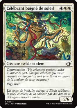 Célébrant baigné de soleil - Lorwyn Eclipsé