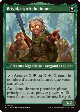 Brigid, esprit du doune - Lorwyn Eclipsé