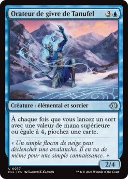 Orateur de givre de Tanufel - Lorwyn Eclipsé