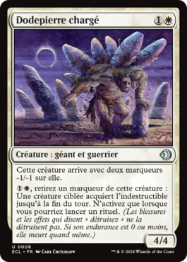 Dodepierre chargé - Lorwyn Eclipsé