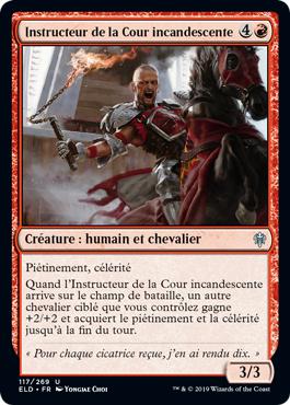 Instructeur de la Cour incandescente - Le trône d'Eldraine