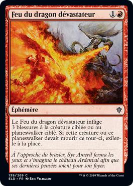 Feu du dragon dévastateur - Le trône d'Eldraine