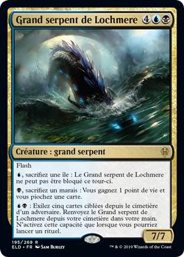 Grand serpent de Lochmere - Le trône d'Eldraine