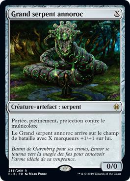 Grand serpent annoroc - Le trône d'Eldraine