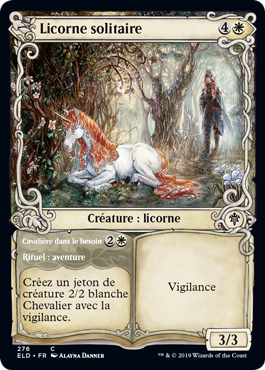 Licorne solitaire - Le trône d'Eldraine